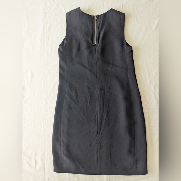 Vince Silk Black Sleeveless Shift Dress - Picture 6 of 9